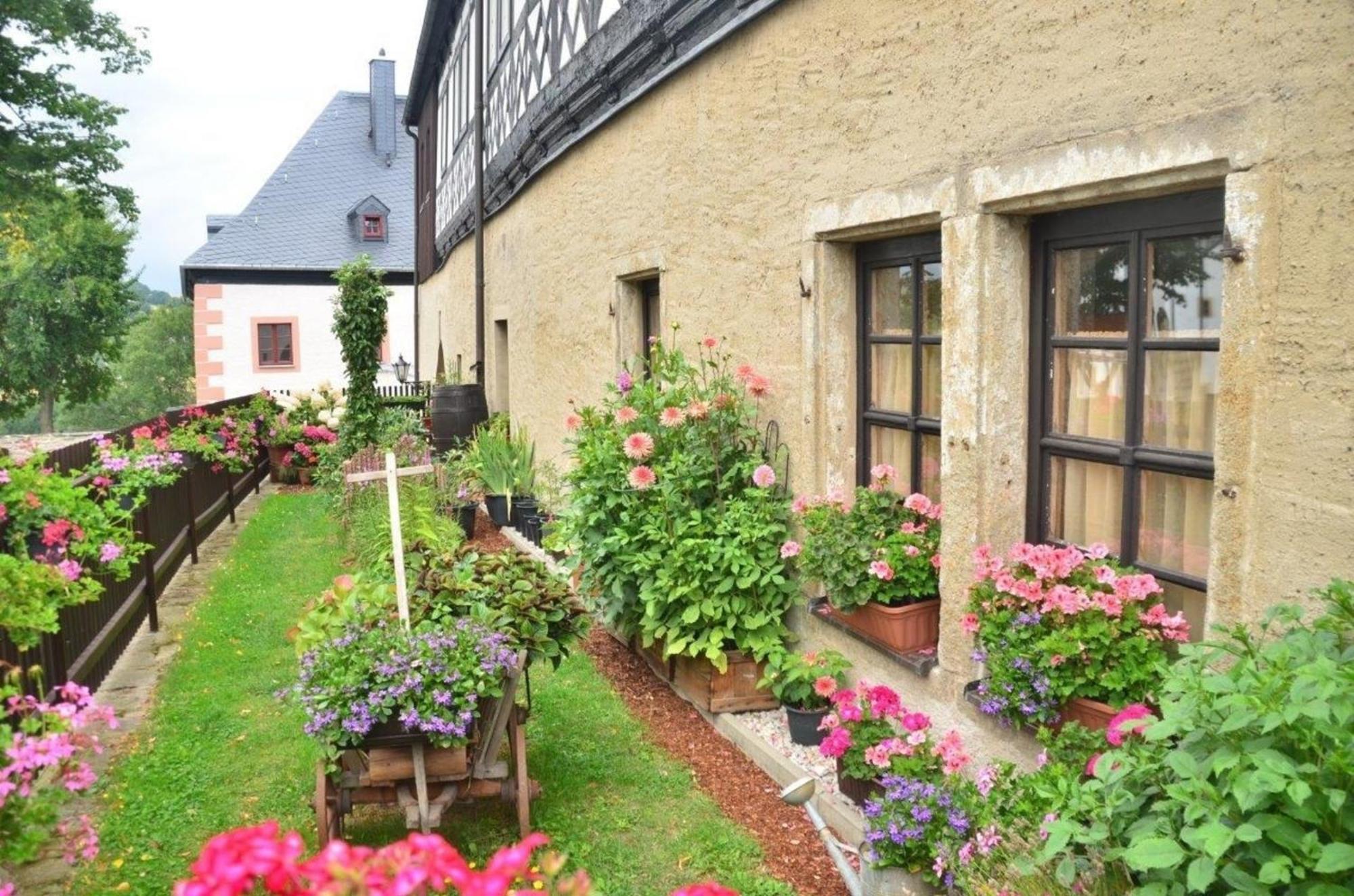 Ferienwohnung "Zum Schlosskeller" Wolkenstein Exteriör bild